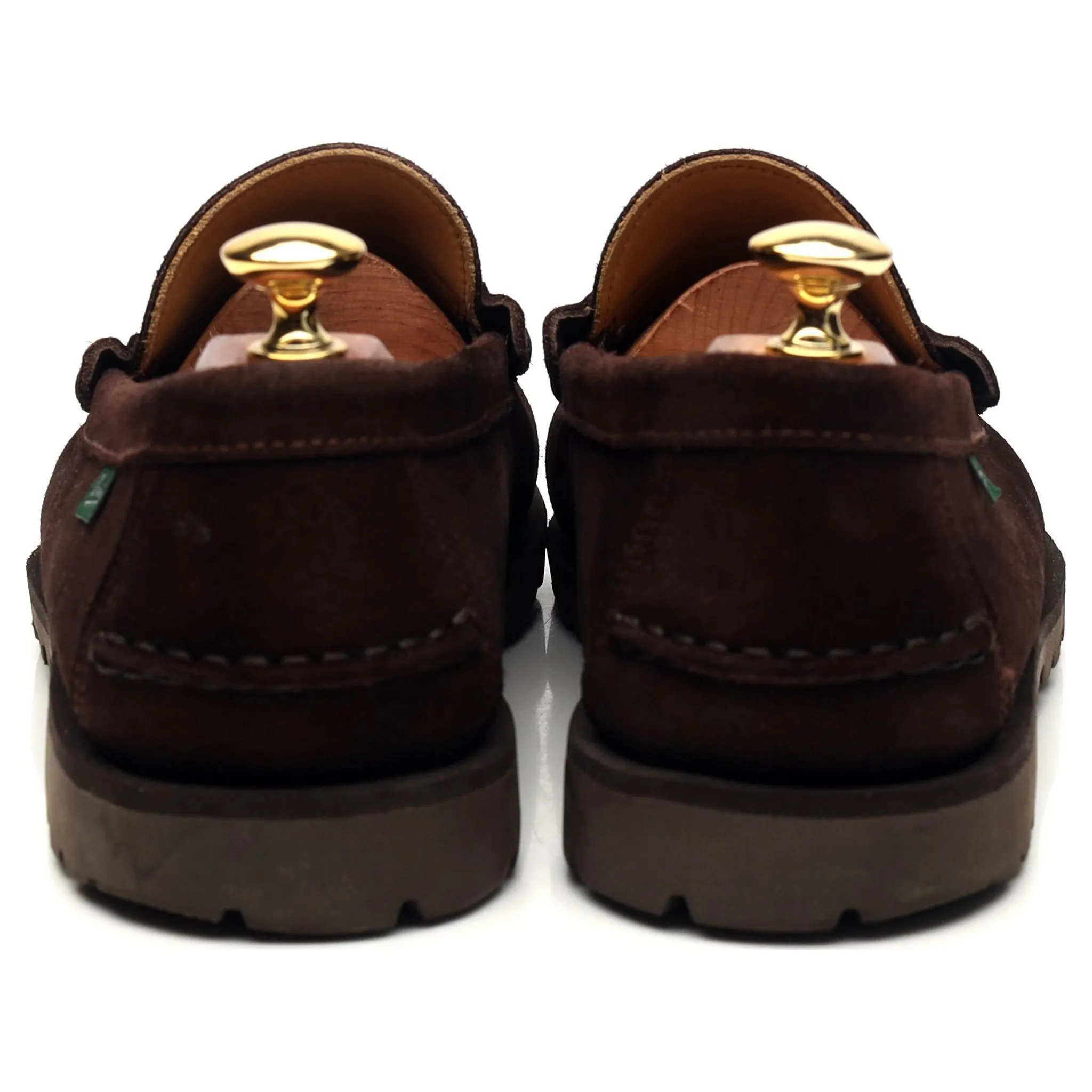 United Arrows 'Coraux' Dark Brown Suede Loafers UK 8.5