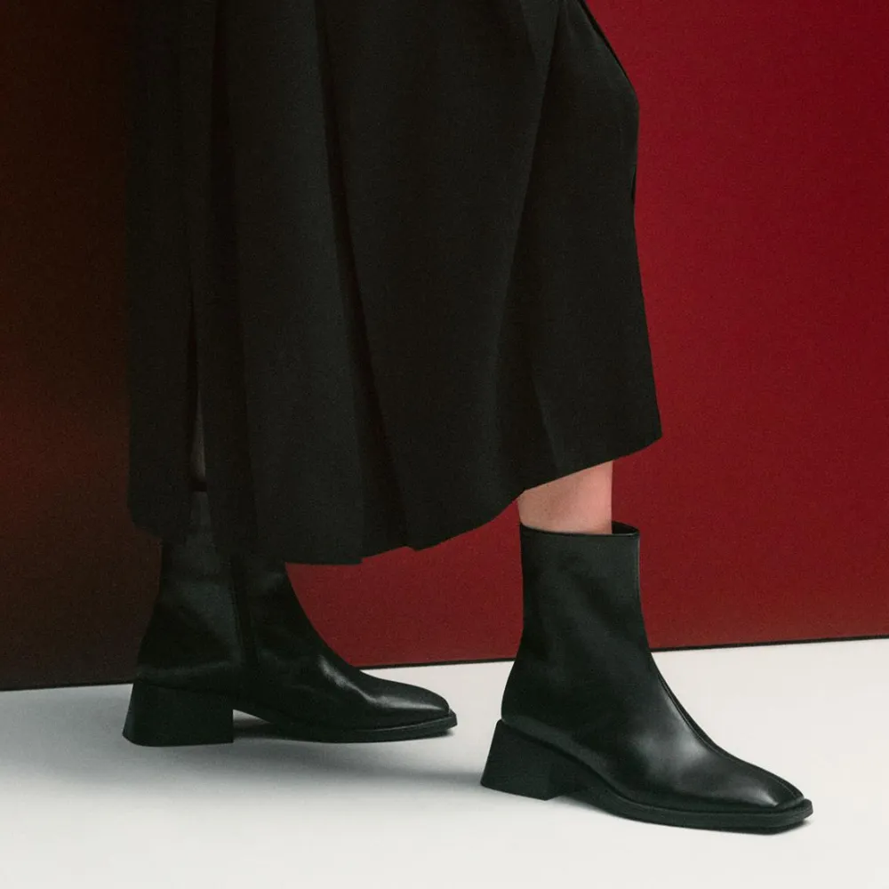 Vagabond Women's Blanca Boots in Black Leather